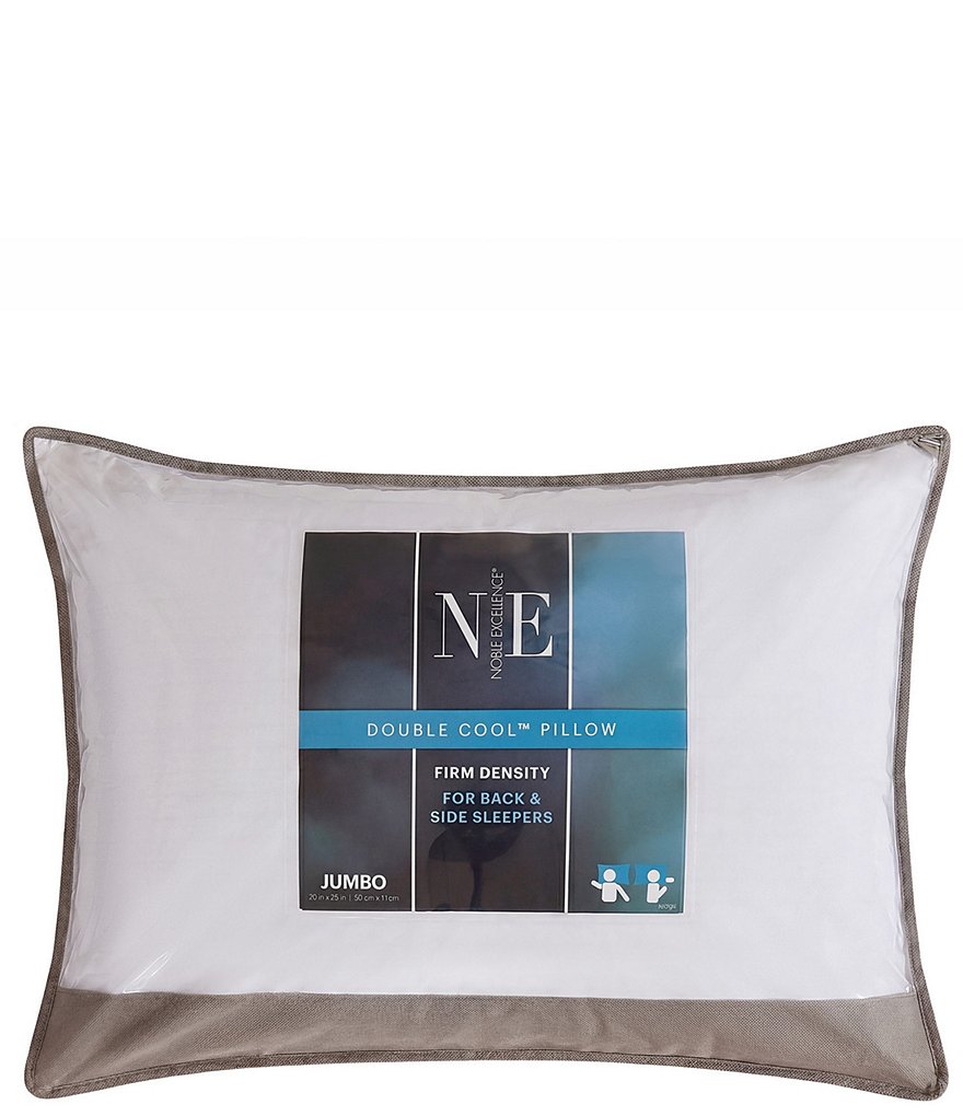 Noble Excellence Double Cool™ Firm Density For Back and Side Sleepers Pillow - White - view 2