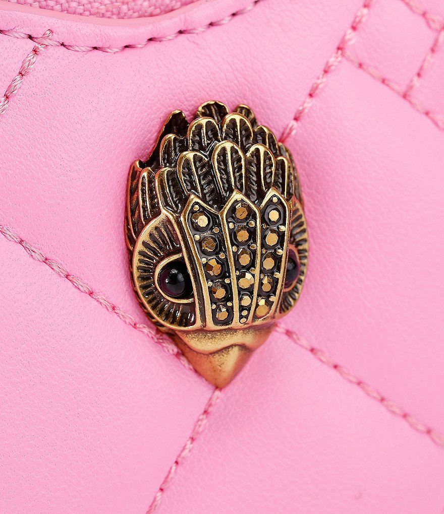 Kurt Geiger London Micro Heart Crossbody Bag - Pink - view 6