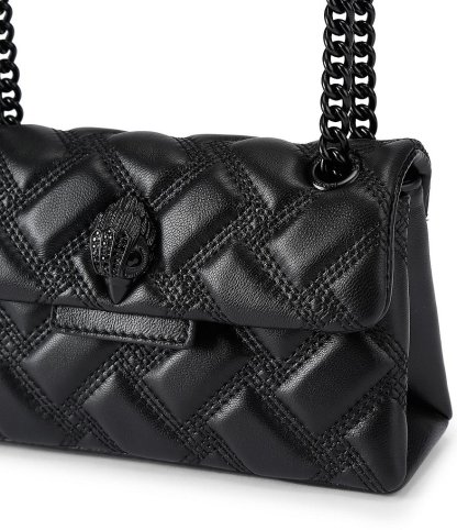 Kurt Geiger London Micro Kensington 17 Quilted Crossbody Bag - Black - view 5