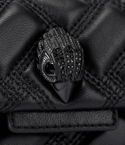 Kurt Geiger London Micro Kensington 17 Quilted Crossbody Bag - Black - view 6