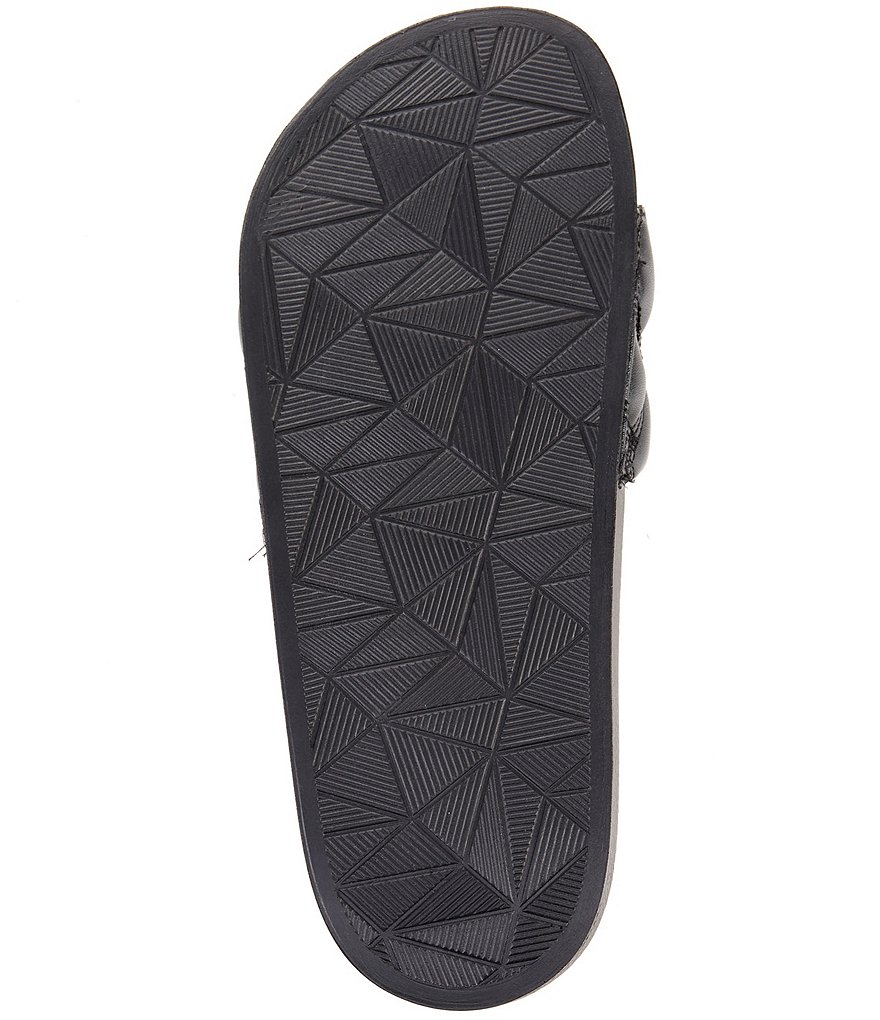 Kurt Geiger London Women's Meena Quilted Drenched Logo Ornament Pool Slide Sandals - Black/Black - view 6