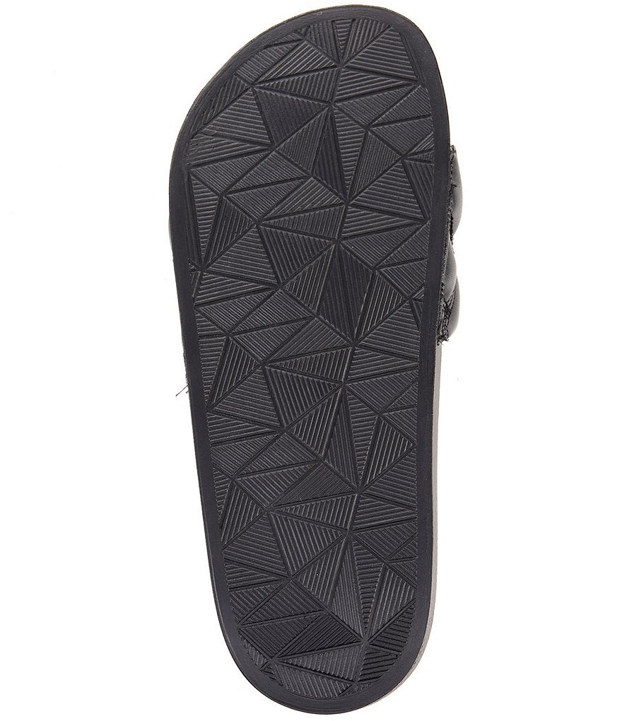 Kurt Geiger London Women's Meena Quilted Drenched Logo Ornament Pool Slide Sandals - Black/Black - view 6