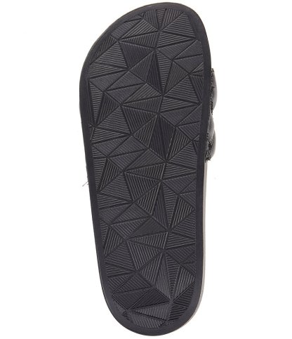 Kurt Geiger London Women's Meena Quilted Drenched Logo Ornament Pool Slide Sandals - Black/Black - view 6