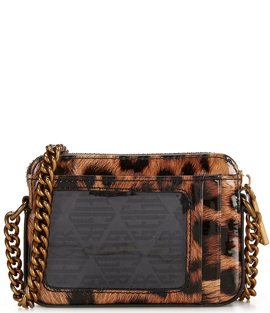 Kurt Geiger London Kensington Micro Cheetah Print Camera Crossbody Bag - Brown - view 2