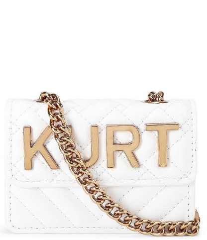 Kurt Geiger London Micro Kensington Kurt Crossbody Bag - White - view 1