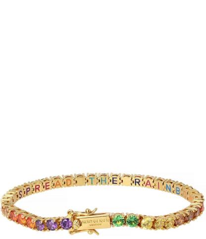 Kurt Geiger London Jewel Rainbow Tennis Line Bracelet - Rainbow - view 3