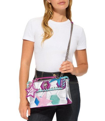 Kurt Geiger London Leather Kensington Footy (Soccer) Shoulder Bag - Multi - view 2