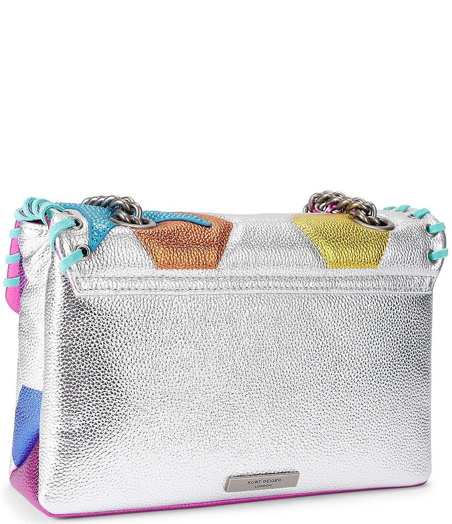 Kurt Geiger London Leather Kensington Footy (Soccer) Shoulder Bag - Multi - view 3