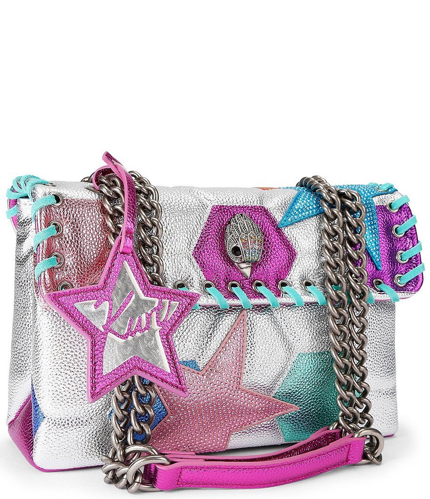 Kurt Geiger London Leather Kensington Footy (Soccer) Shoulder Bag - Multi - view 4