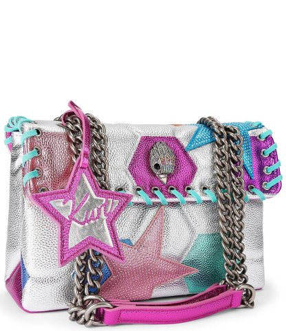Kurt Geiger London Leather Kensington Footy (Soccer) Shoulder Bag - Multi - view 4