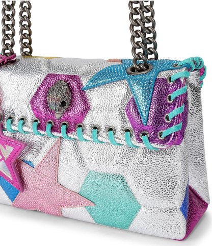 Kurt Geiger London Leather Kensington Footy (Soccer) Shoulder Bag - Multi - view 5