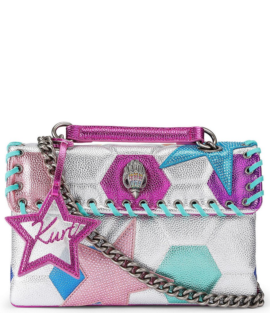 Kurt Geiger London Leather Kensington Footy (Soccer) Shoulder Bag - Multi - view 1