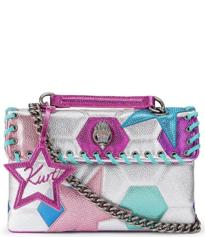 Kurt Geiger London Leather Kensington Footy (Soccer) Shoulder Bag - Multi - view 1