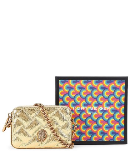Kurt Geiger London Kensington Micro Camera Chain Strap Crossbody Bag - Gold - view 6