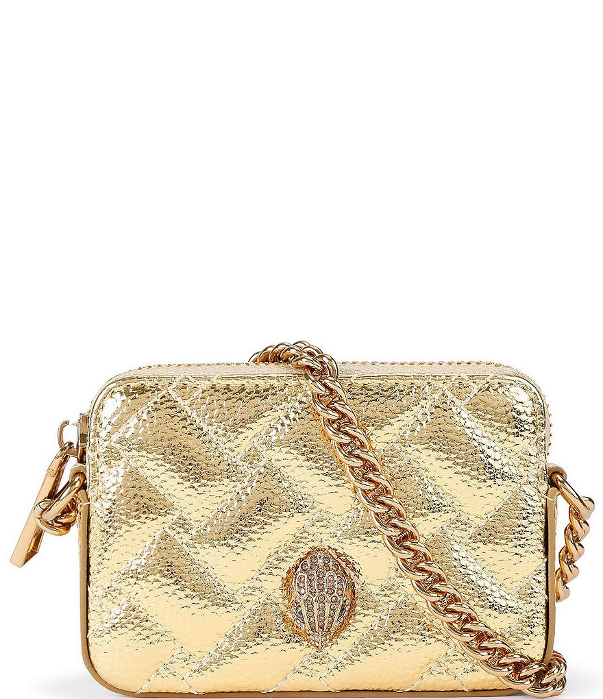Kurt Geiger London Kensington Micro Camera Chain Strap Crossbody Bag - Gold - view 1