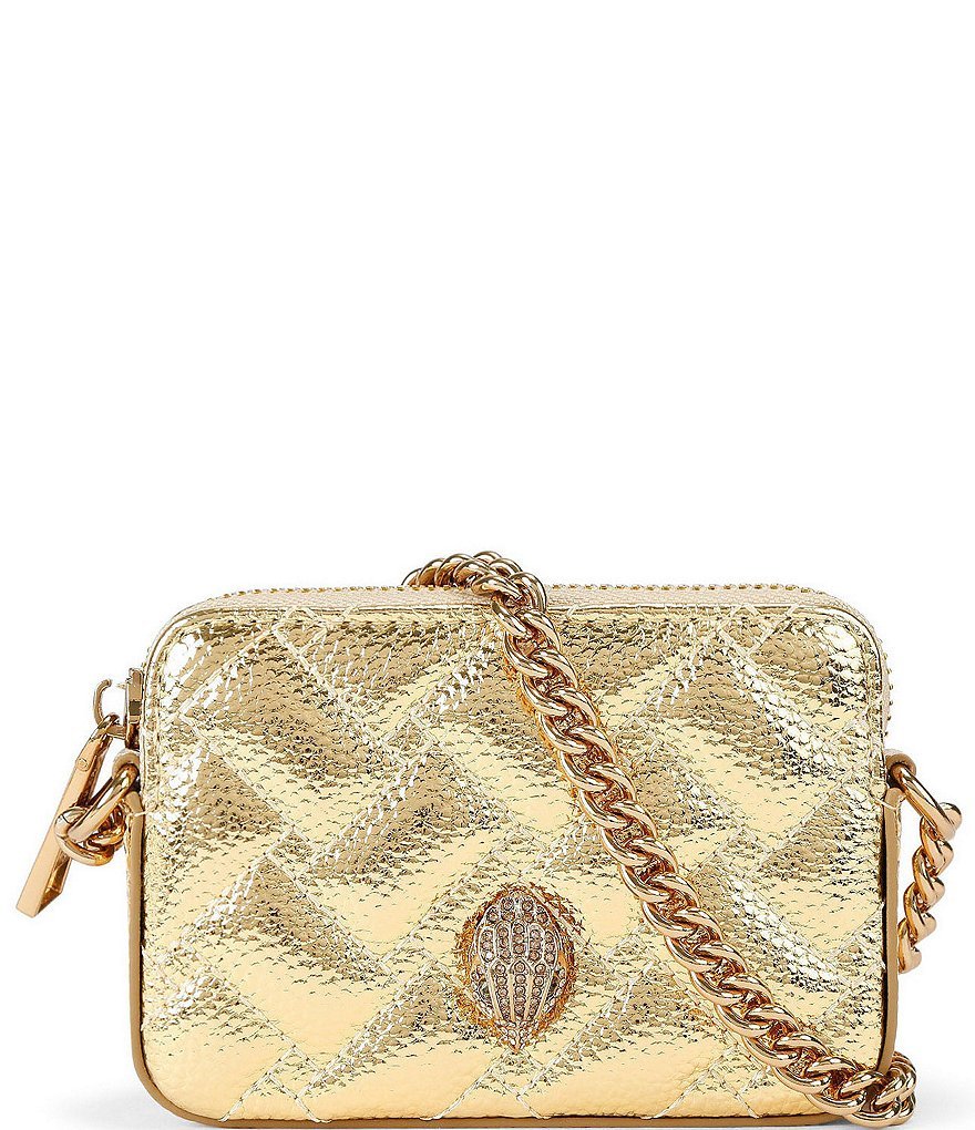 Kurt Geiger London Kensington Micro Camera Chain Strap Crossbody Bag - Gold - view 1