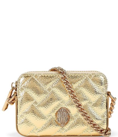 Kurt Geiger London Kensington Micro Camera Chain Strap Crossbody Bag - Gold - view 1