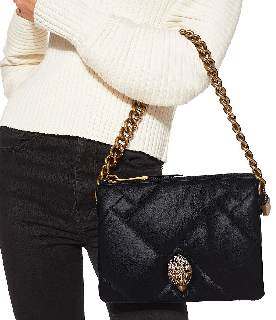 Kurt Geiger London Kensington Puff 3 Quilted Crossbody Bag - Black - view 2