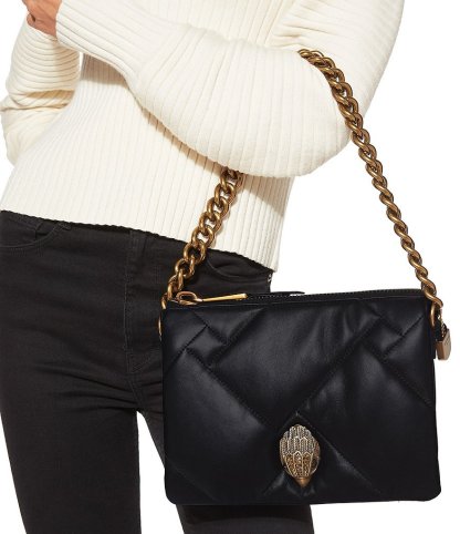 Kurt Geiger London Kensington Puff 3 Quilted Crossbody Bag - Black - view 2