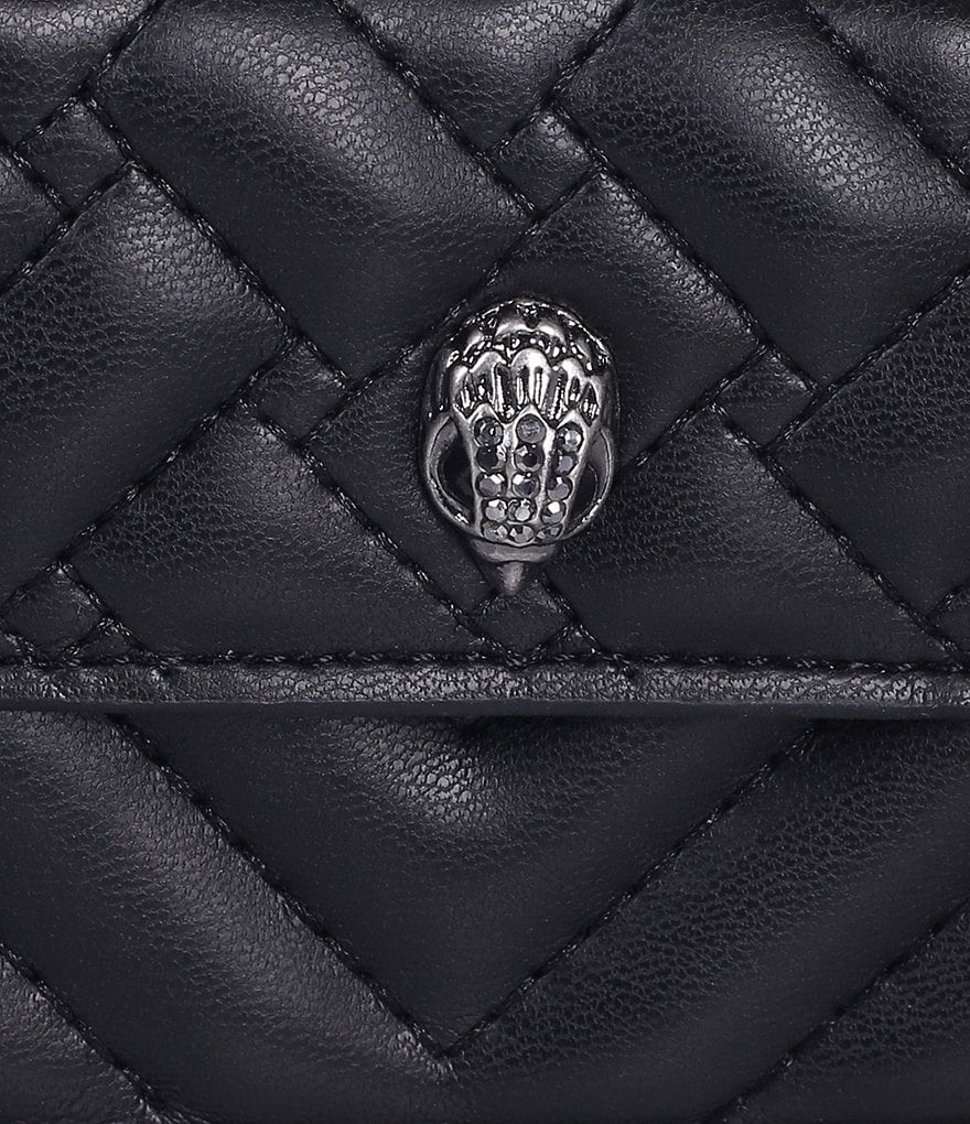 Kurt Geiger London Micro Kensington Quilted Chain Crossbody Bag - Black - view 6