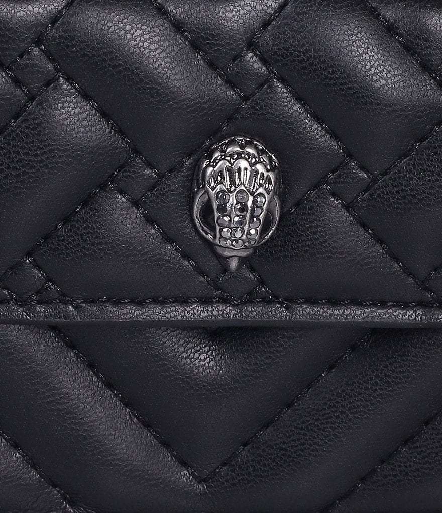 Kurt Geiger London Micro Kensington Quilted Chain Crossbody Bag - Black - view 6