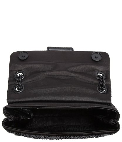 Kurt Geiger London Mini Kensington Monochromatic Rhinestone Crossbody Bag - Black - view 4