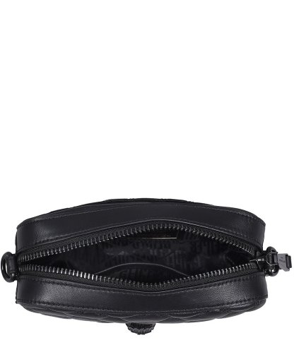 Kurt Geiger London Kensington Drench Black Quilted Leather Small Camera Crossbody Bag - Black - view 5