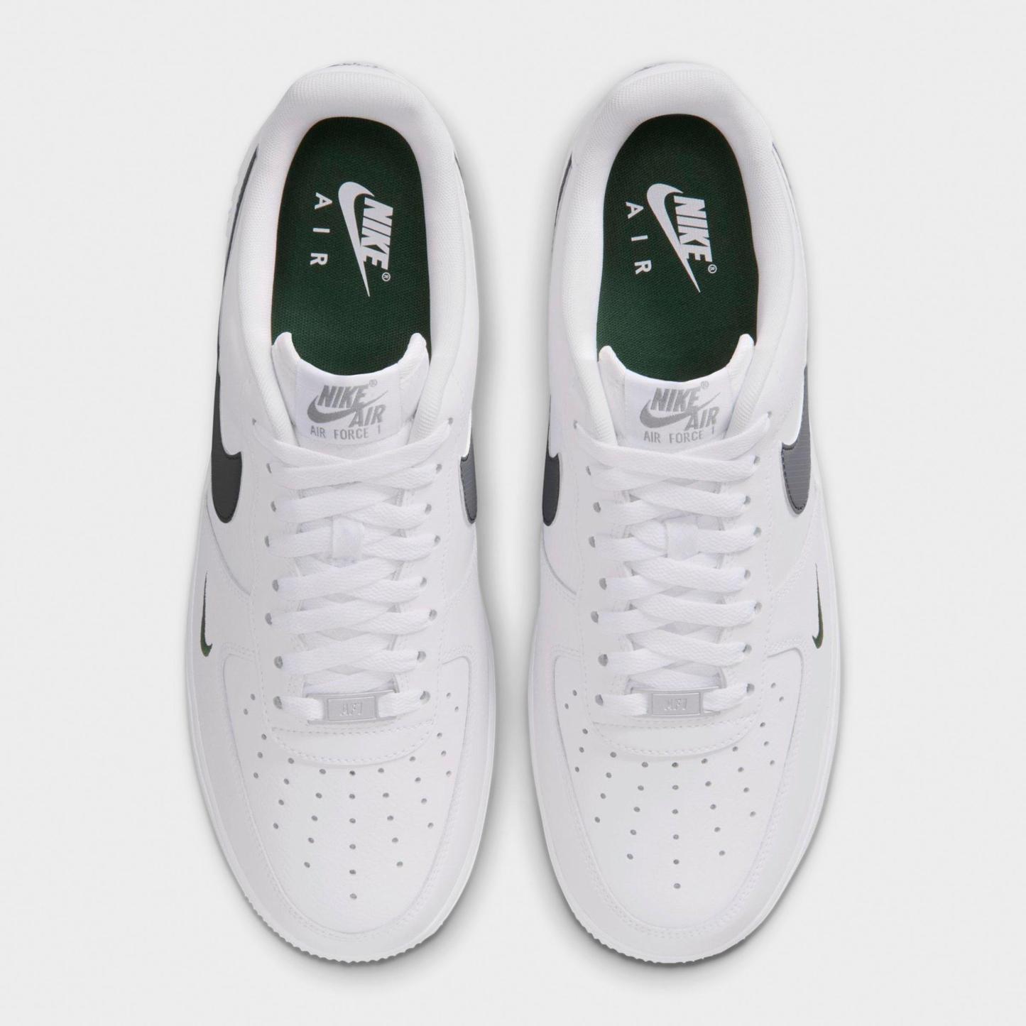 Men's Nithtke Air Force 1 '07 Casual Shoes - Part 1 - White/Fir/Cool Grey - Top view