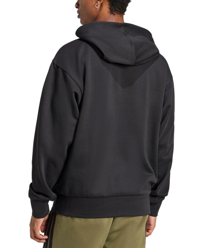 adidas Men's Essentials Feel Cozy Fleece Hoodie - Black