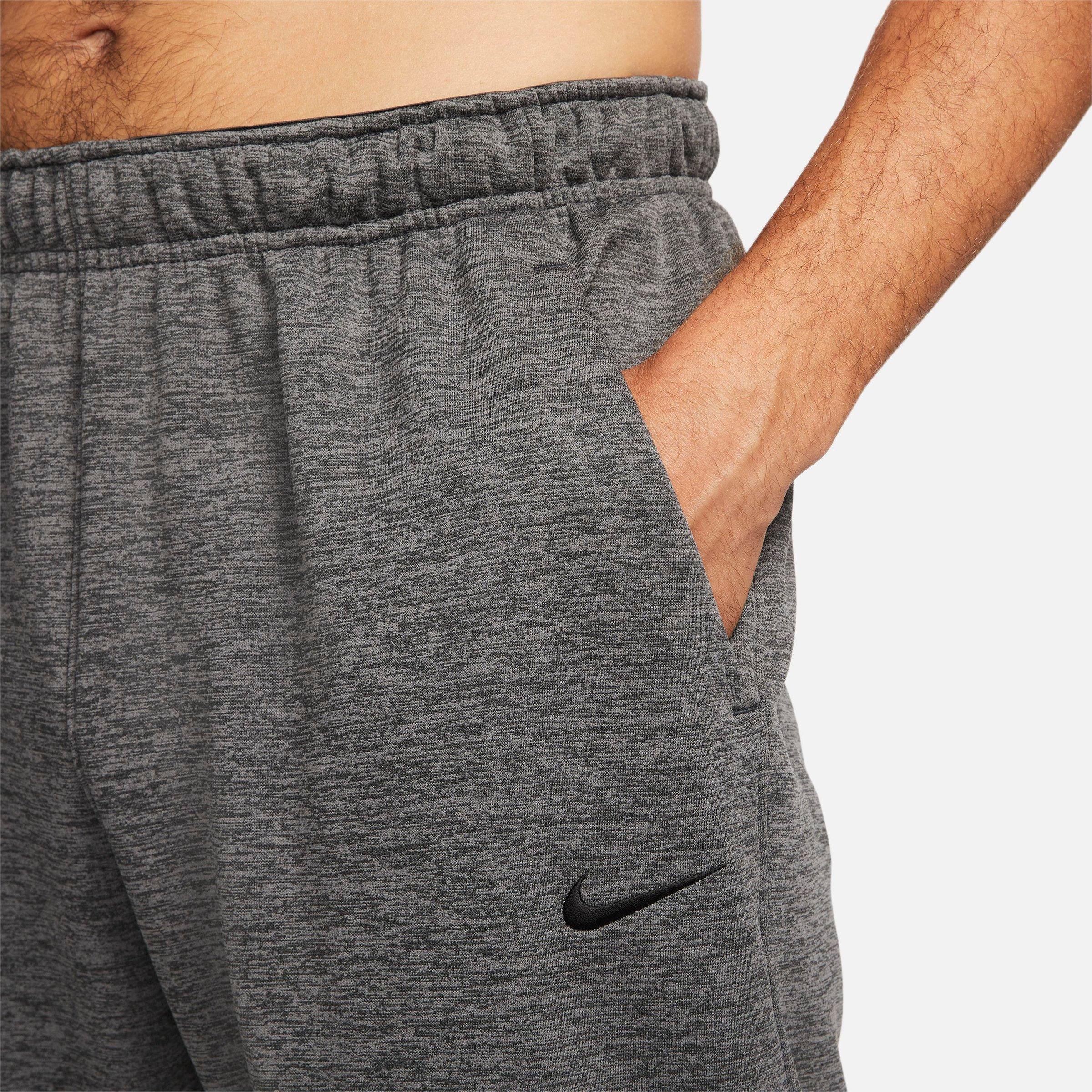 Men's Nithtke Therma-FIT Sweatpants - Charcoal Heather/Dark Smoke Grey/Black