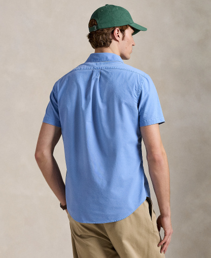 Polo Ralph Lauren Men's Garment-Dyed Oxford Shirt - Bristol Blue
