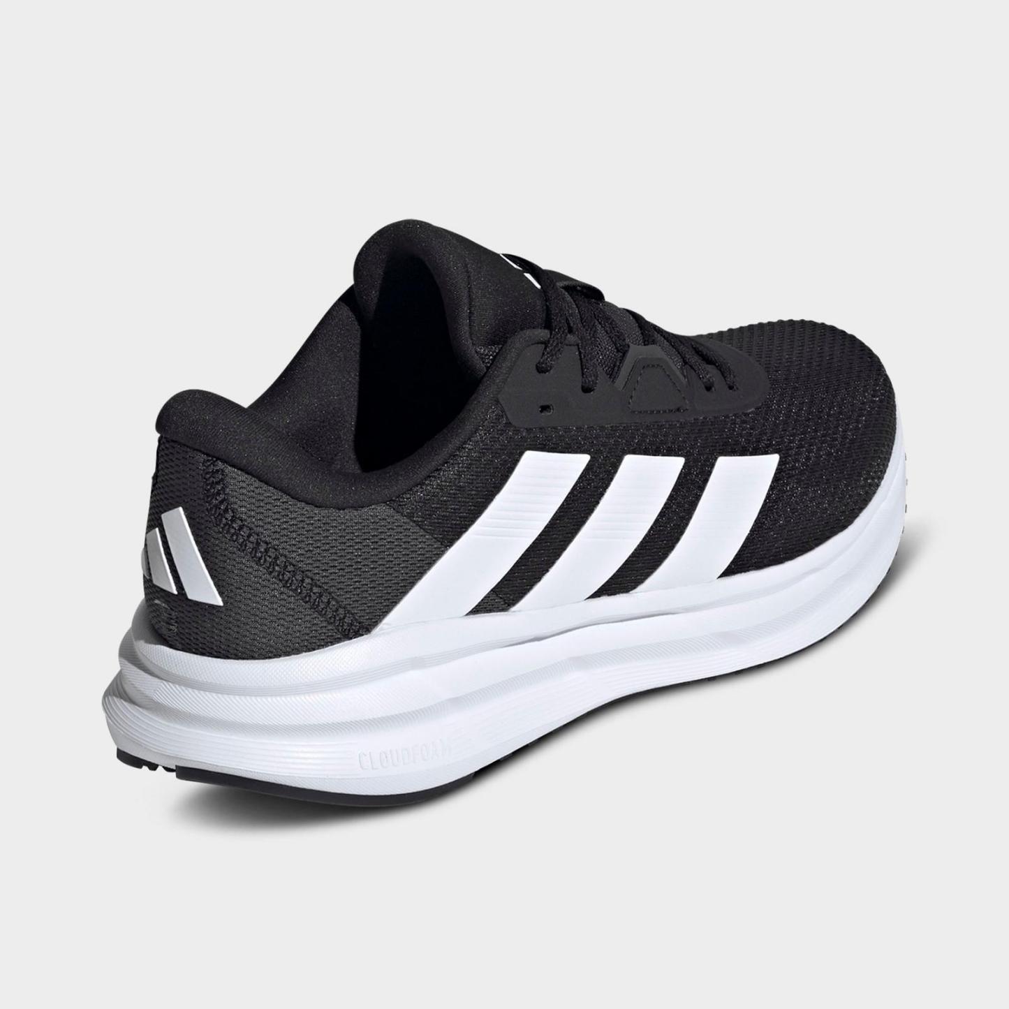 Men's adidas Galaxy 7 Running Shoes - Black/White/Carbon - view 4