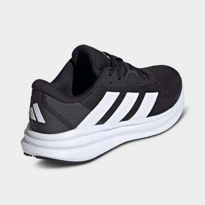 Men's adidas Galaxy 7 Running Shoes - Black/White/Carbon - view 4