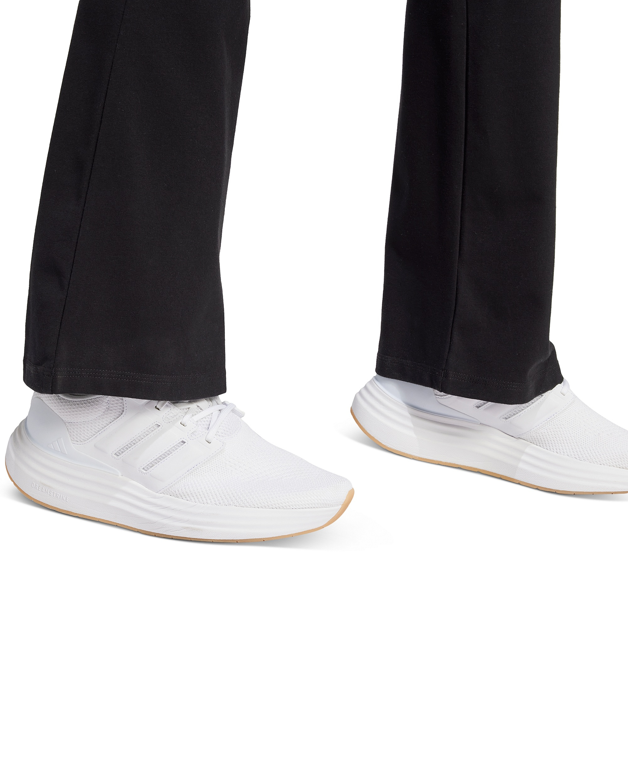 adidas Women's Essentials Small Logo Flared Leggings - Black/White