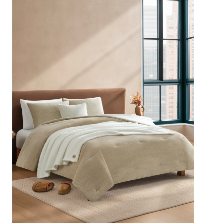 UGG® Brody Reversible Comforter Sets - Birch