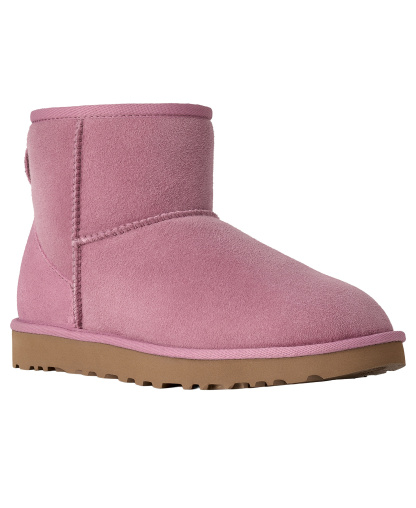UGG® Women's Classic II Pull-On Mini Booties - Dusty Orchid