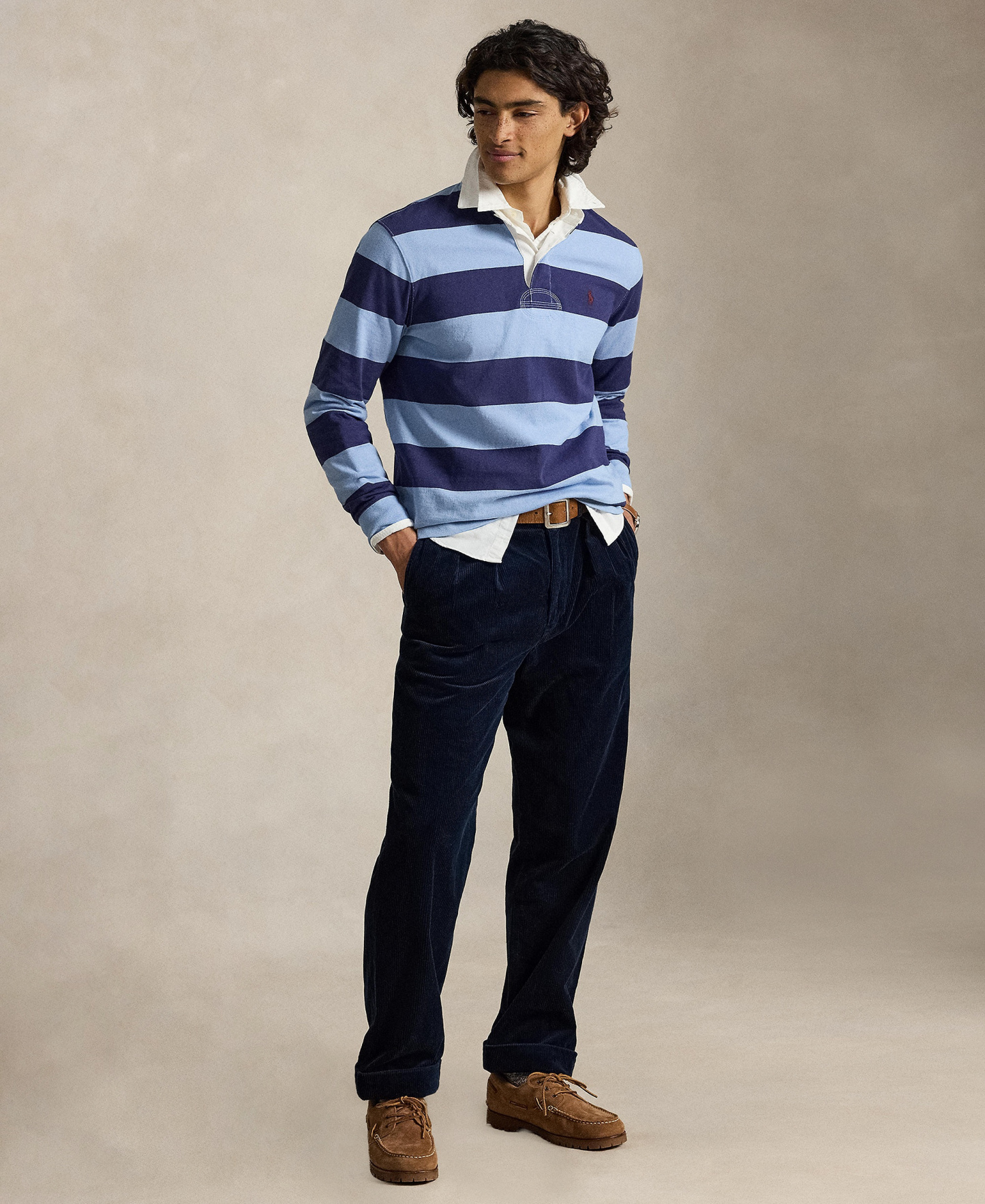 Polo Ralph Lauren Men's Iconic Rugby Classic-Fit Polo Shirt - Blue/Navy