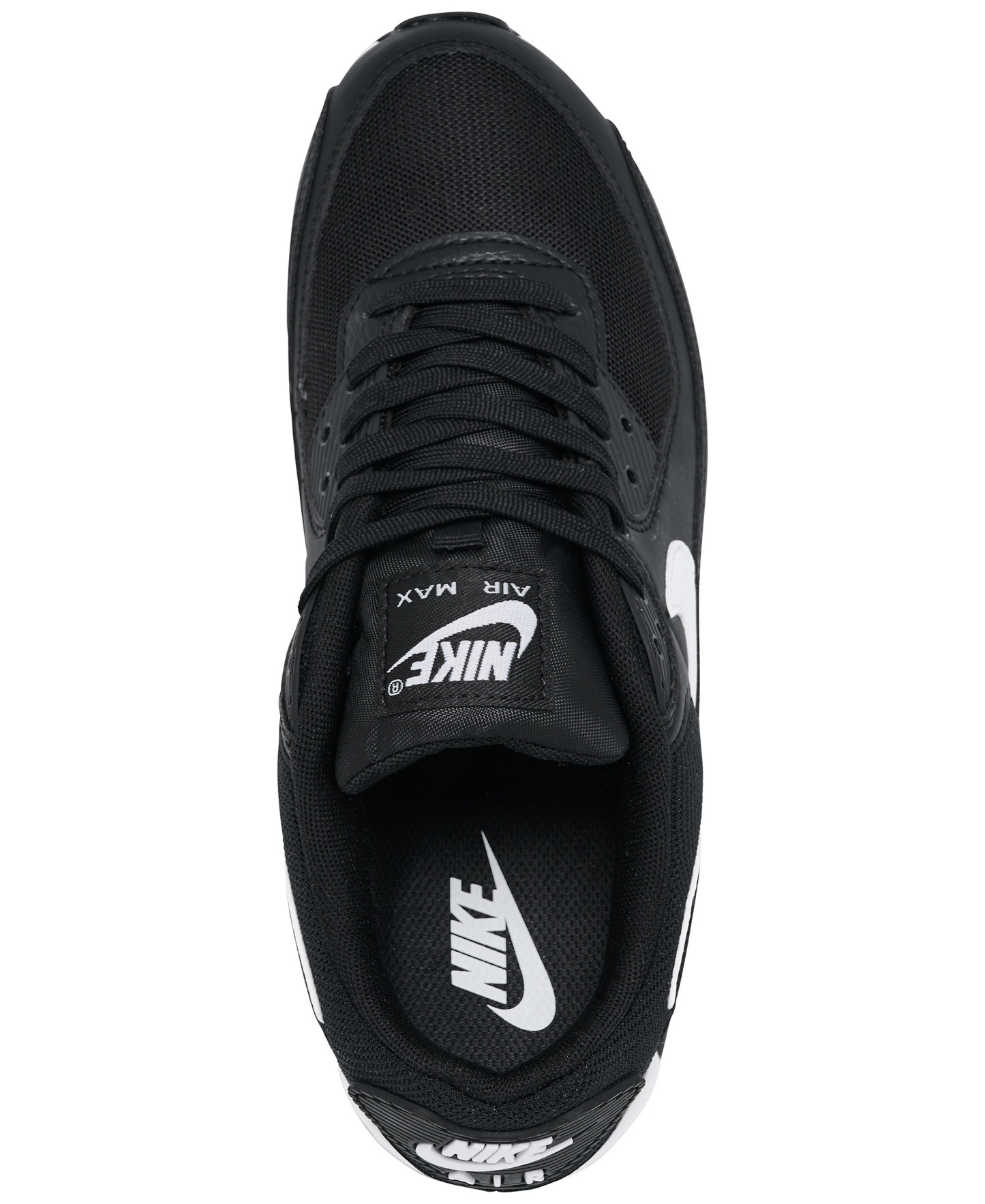 Nike Women's Air Max 90 Casual Sneakers from Finish Line - Black, White