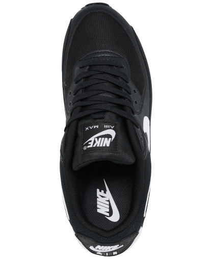 Nike Women's Air Max 90 Casual Sneakers from Finish Line - Black, White