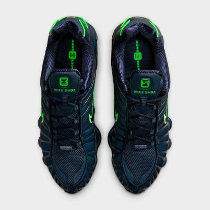 Men's Nike Shox TL Casual Shoes - Thunder Blue/Obsidian/Green Strike/Black