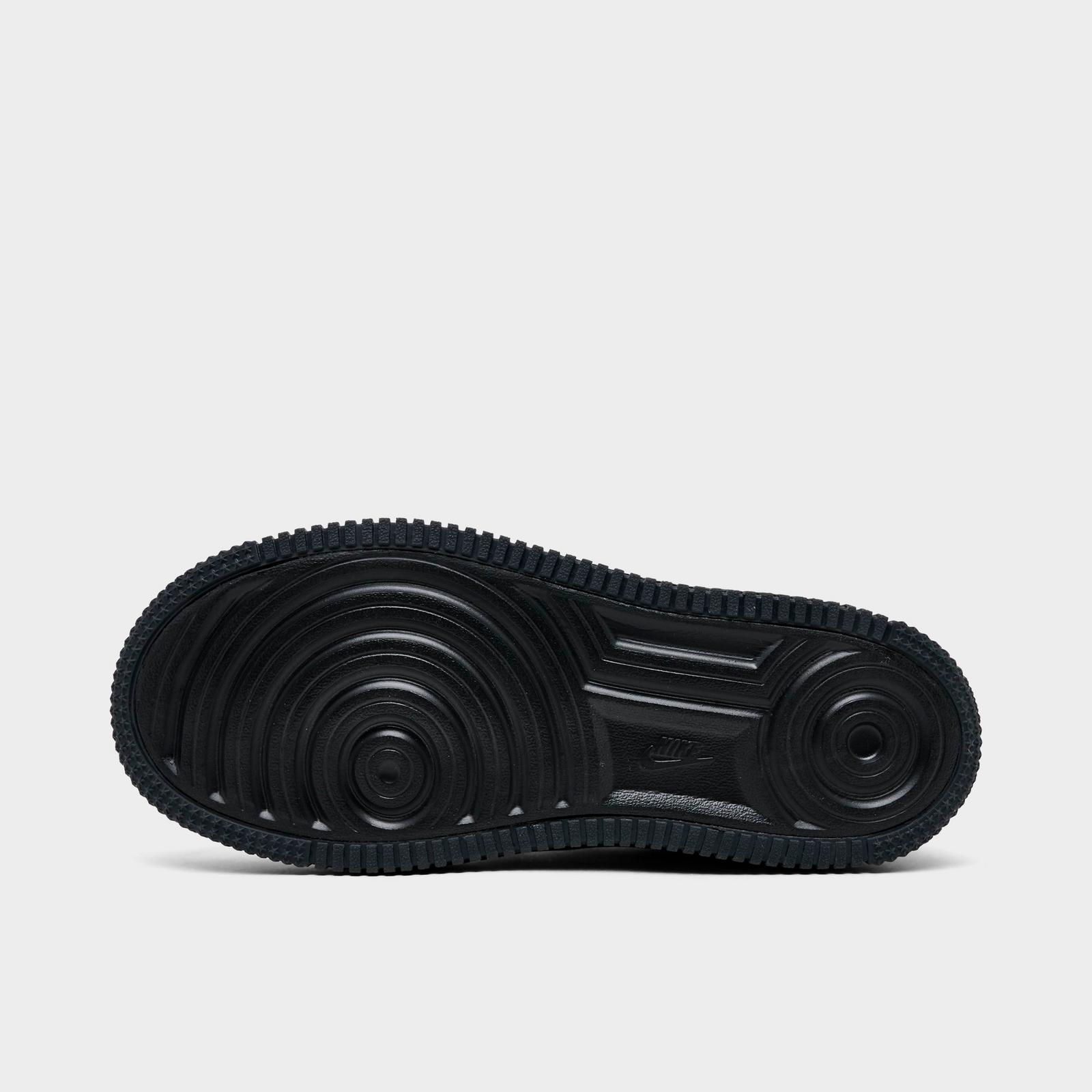 Little Kids' Nike Force 1 Casual Shoes - Black/Smoke Grey/Dark Smoke Grey