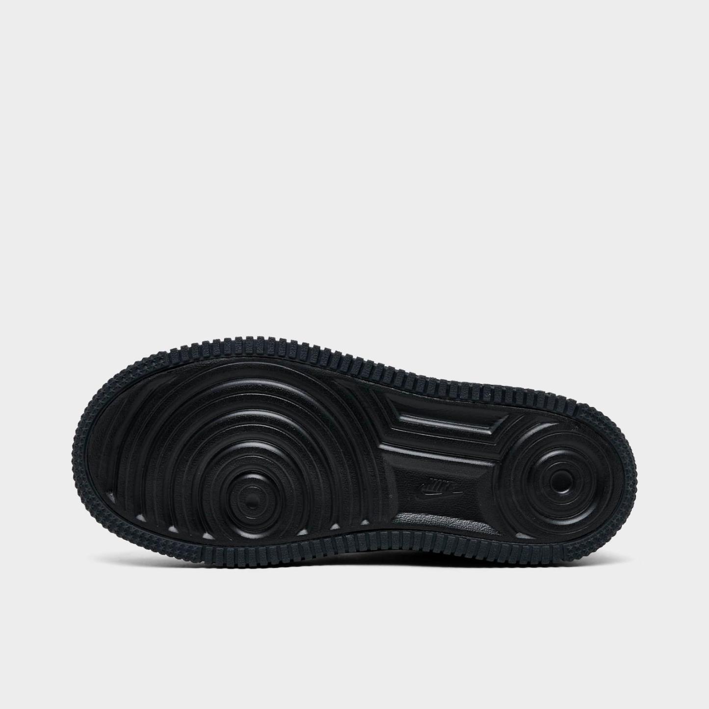 Little Kids' Nike Force 1 Casual Shoes - Black/Smoke Grey/Dark Smoke Grey
