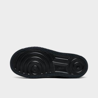 Little Kids' Nike Force 1 Casual Shoes - Black/Smoke Grey/Dark Smoke Grey