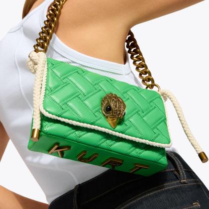 Kurt Geiger London Kurt's Cabana Mini Kensington Bag - Green - view 7