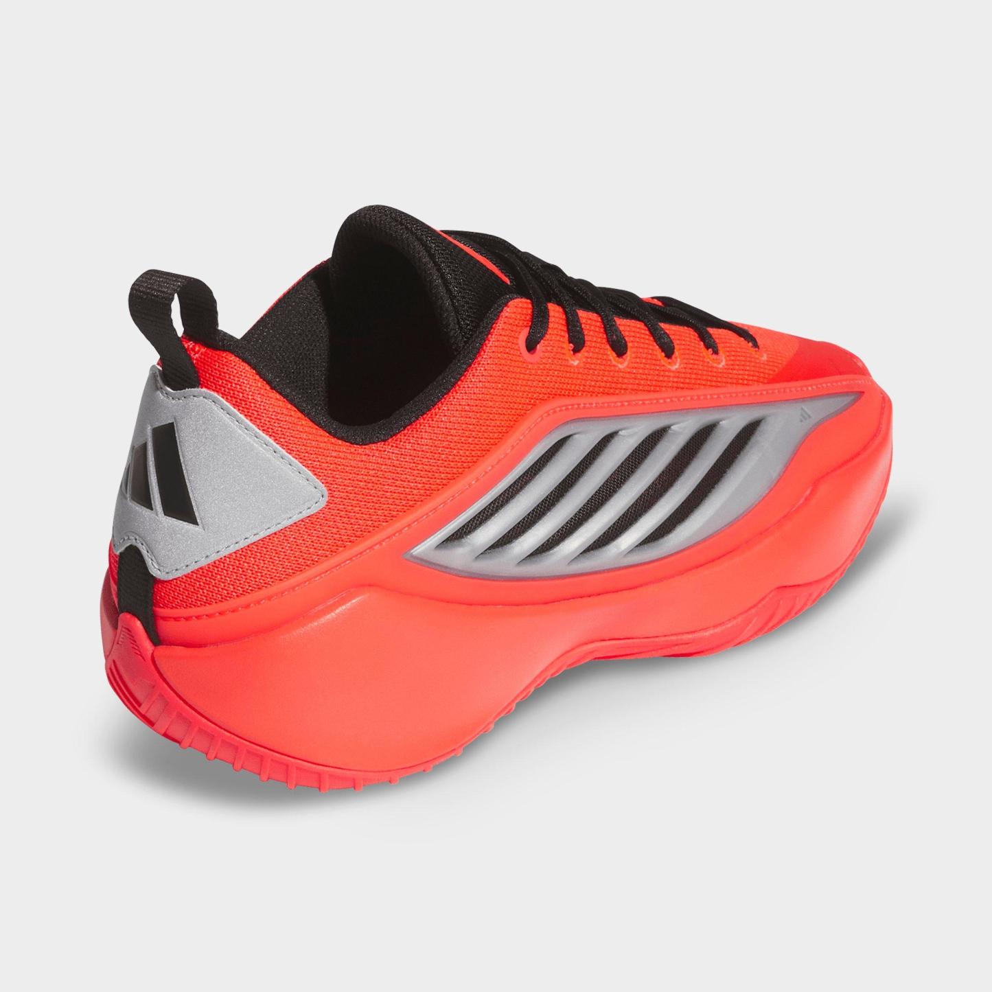 Men's adidas Believe That 1 Basketball Shoes - Pure Ruby/Core Black/White - Back view