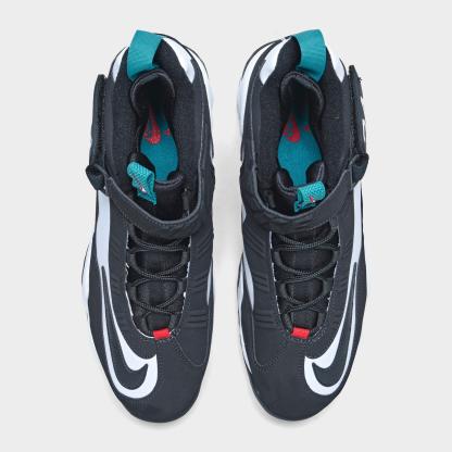 Men's Nithtke Air Griffey Max 1 Casual Shoes - White/Black/Fresh Water/Varsity Red - Top view