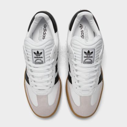 Men's adidas Originals Samba XLG Casual Shoes - White/Black/Gum - Top view
