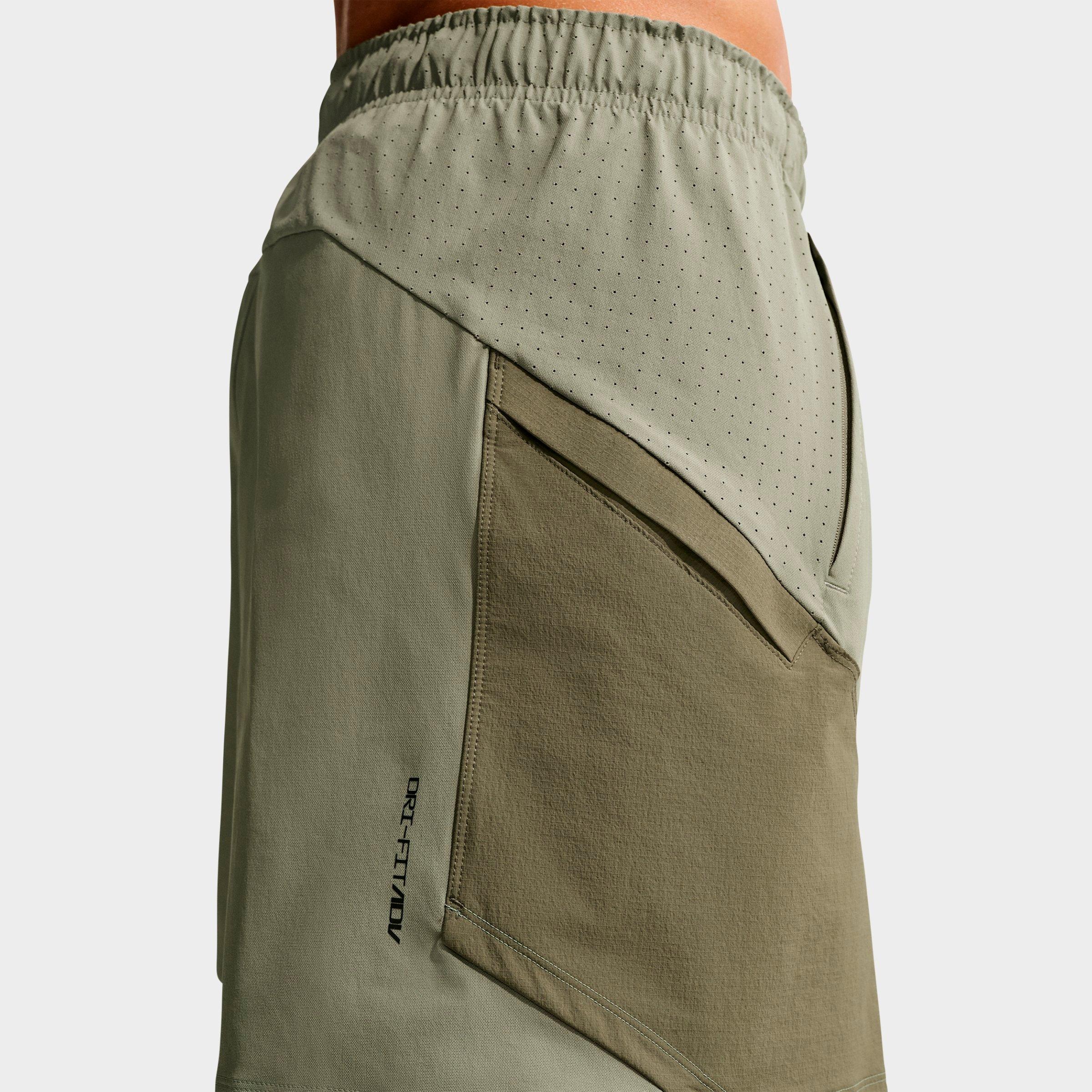 Men's Nithtke Pro Training Dri-FIT ADV 6" Shorts - Light Army/Medium Olive/Light Liquid Lime