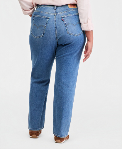 Levi's Trendy Plus Size 721 High-Rise Skinny Jeans - Eternal Indigo
