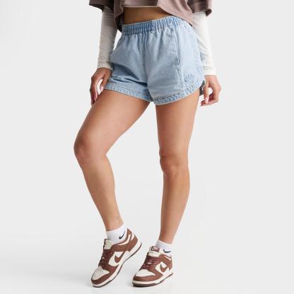Women's Nithtke Sportswear Tempo Mid-Rise Denim Shorts - Light Armory Blue/Work Blue